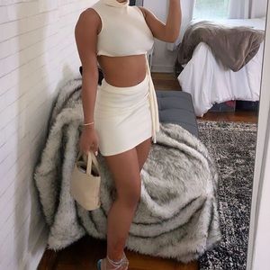 Creme two piece set.